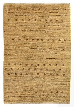 Tapis Gabbeh - Indus - 95 x 62 cm - beige