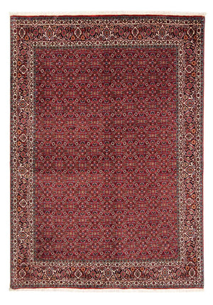 Tapis persan - Bidjar - 231 x 170 cm - rouge foncé