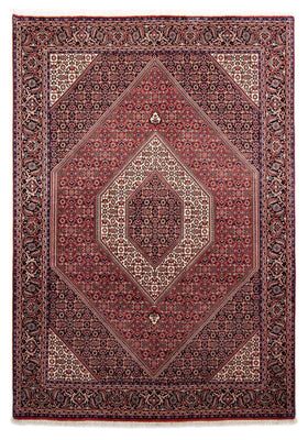 Tapis persan - Bidjar - 232 x 170 cm - rouge