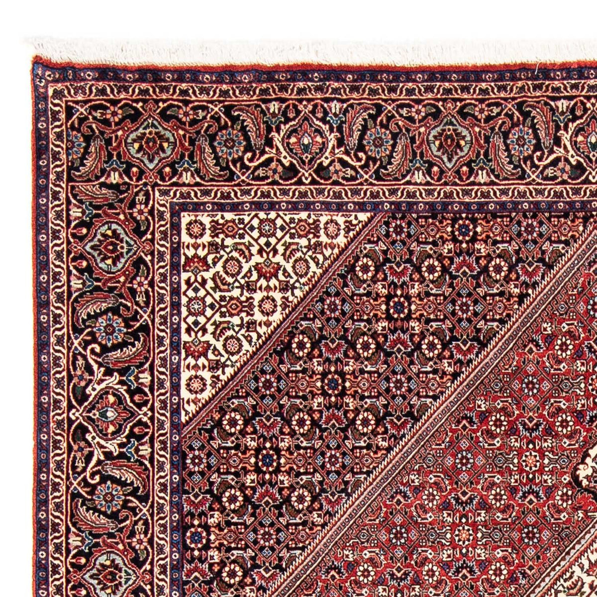 Tapis persan - Bidjar - 232 x 170 cm - rouge
