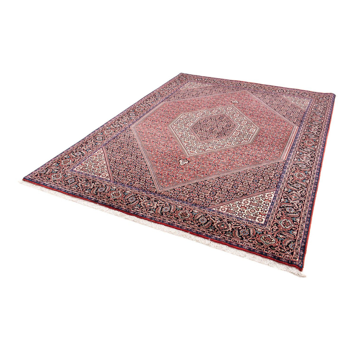 Tapis persan - Bidjar - 232 x 170 cm - rouge