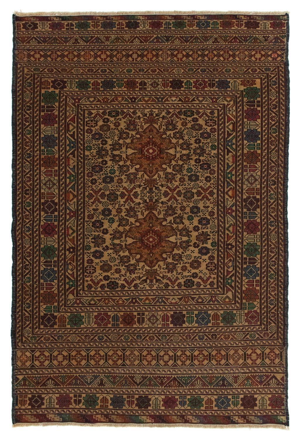 Tapis Kelim - Oriental - 142 x 96 cm - multicolore