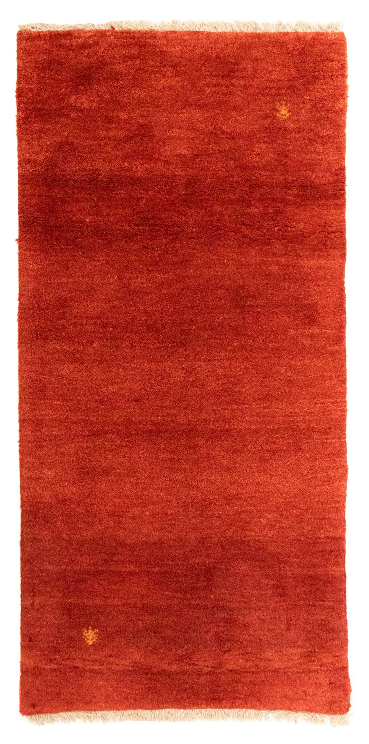 Tapis Gabbeh - Persan - 143 x 64 cm - rouge