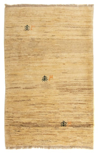 Tapis Gabbeh - Persan - 128 x 80 cm - marron clair