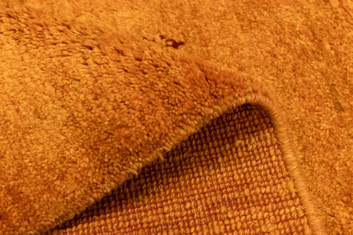 Tapis Gabbeh - Persan - 132 x 86 cm - or