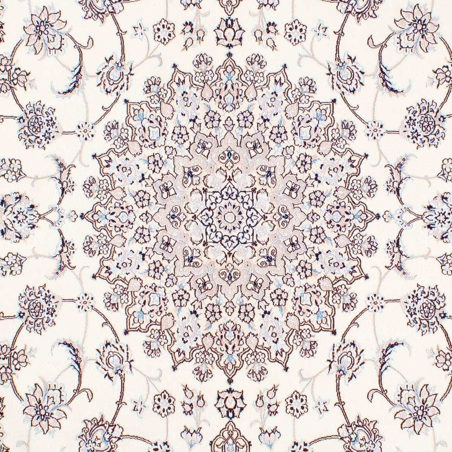 Tapis persan - Nain - Premium - 242 x 161 cm - beige