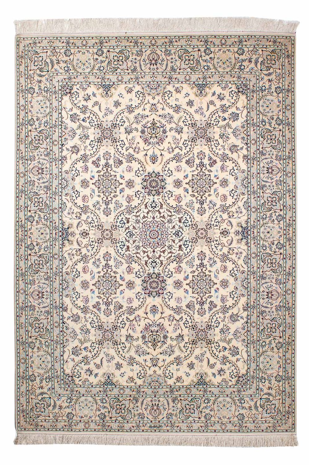 Tapis persan - Nain - Premium - 218 x 154 cm - beige