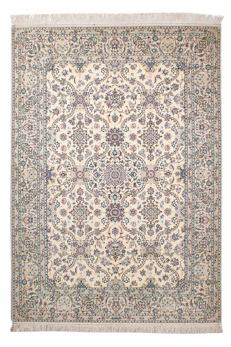 Tapis persan - Nain - Premium - 218 x 154 cm - beige