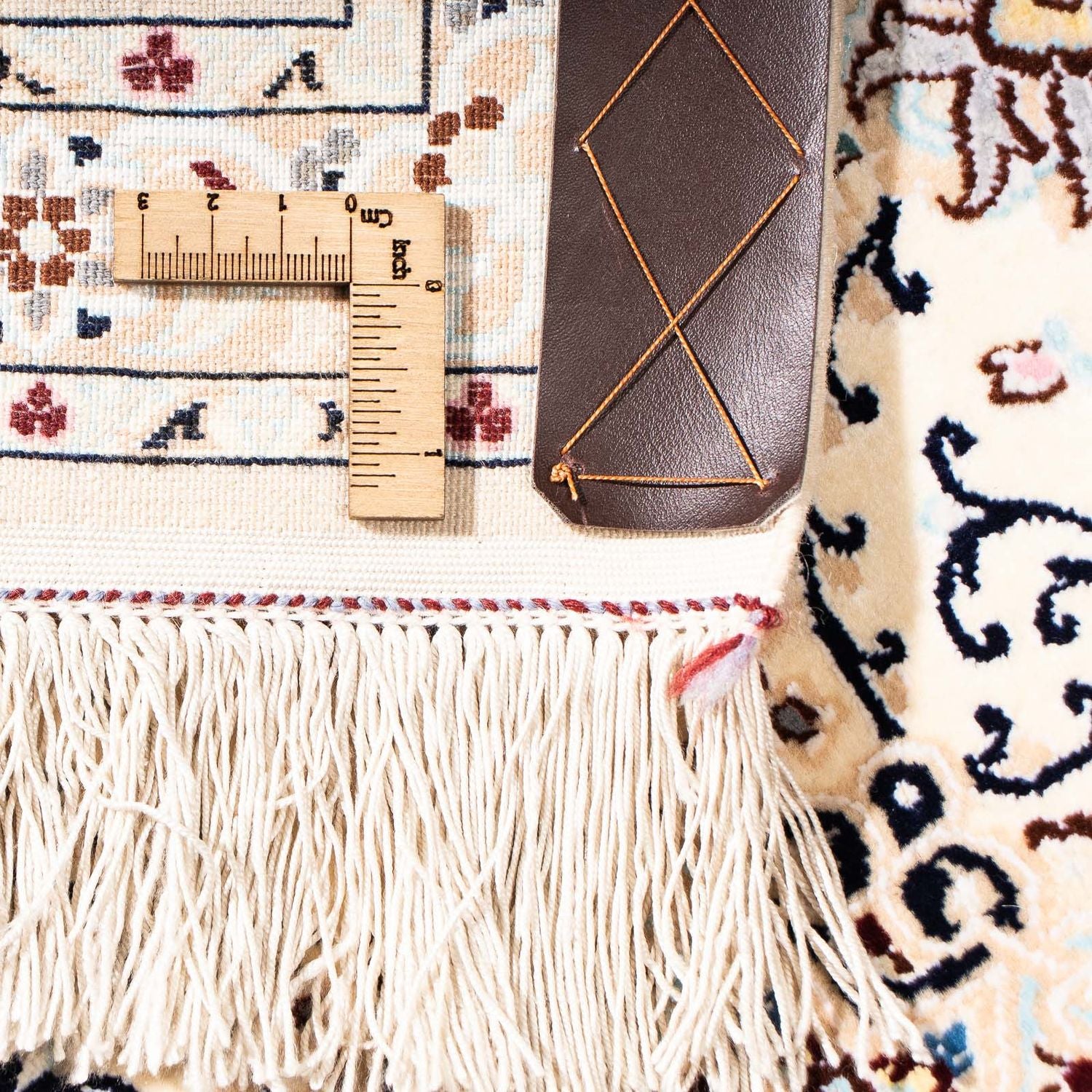 Tapis persan - Nain - Premium - 218 x 154 cm - beige