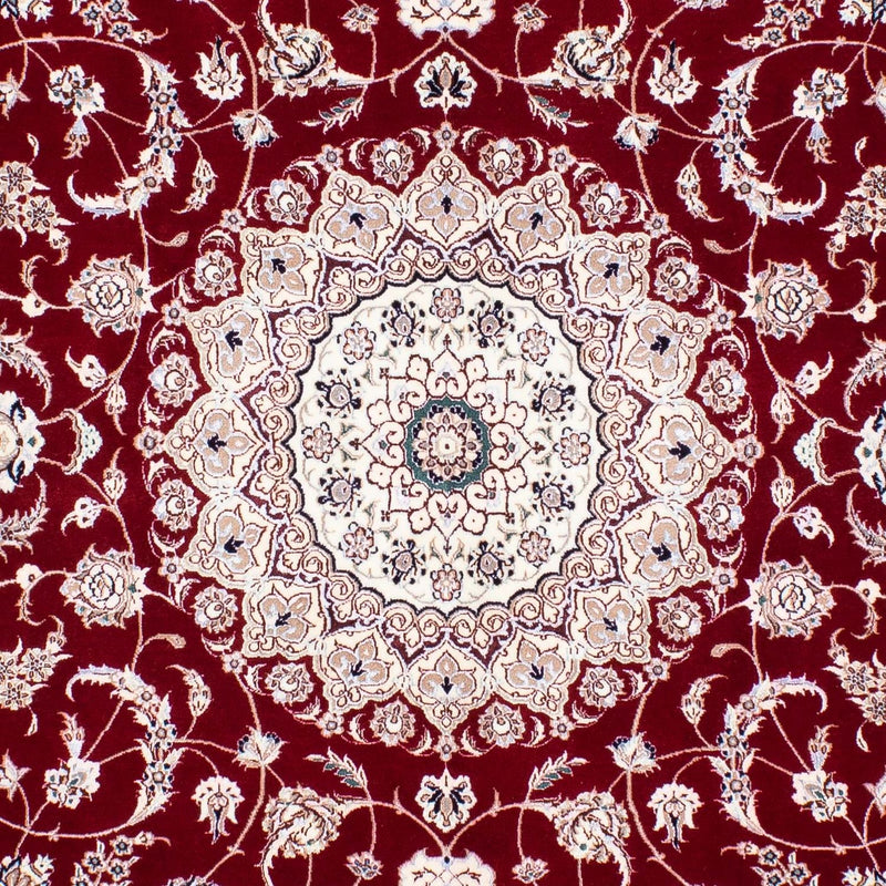 Tapis persan - Nain - Premium - 227 x 153 cm - rouge foncé