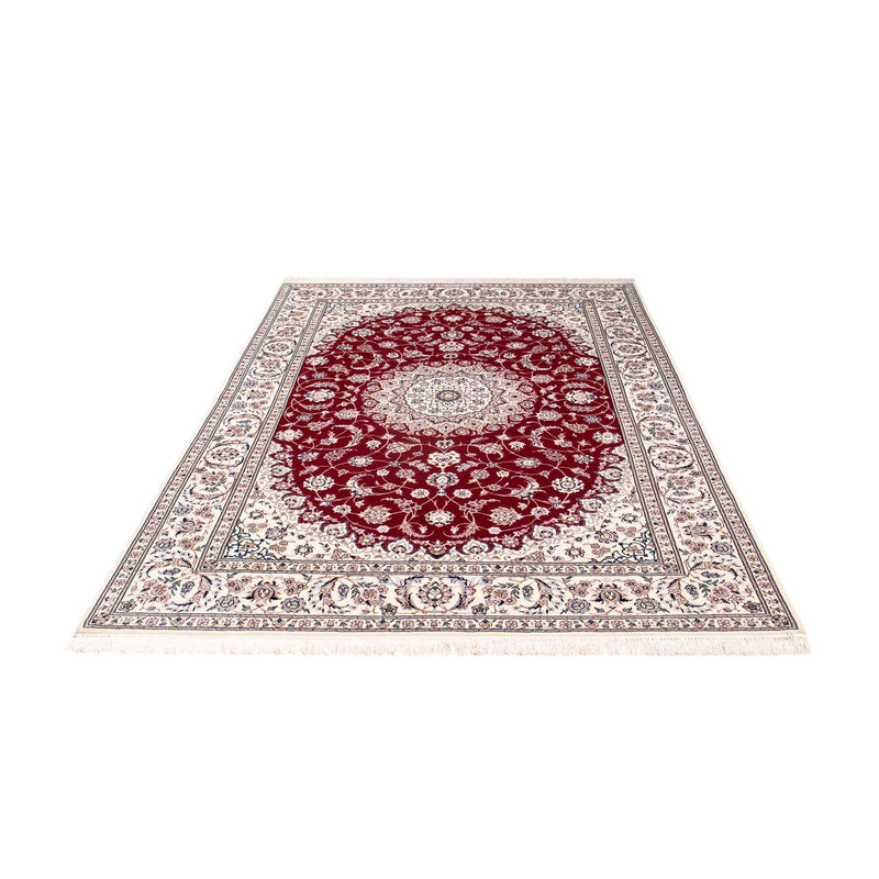 Tapis persan - Nain - Premium - 227 x 153 cm - rouge foncé
