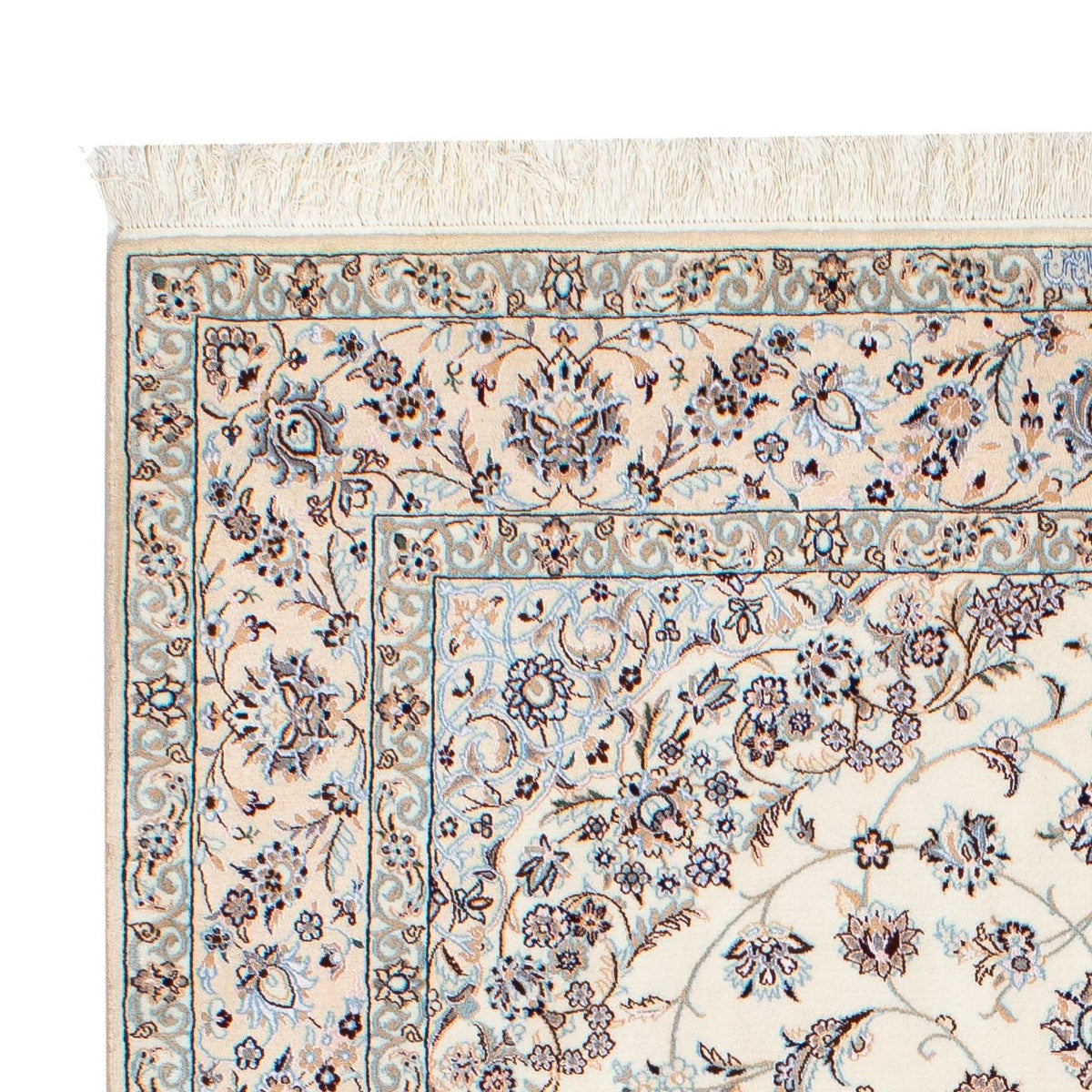 Tapis persan - Nain - Premium - 231 x 151 cm - beige