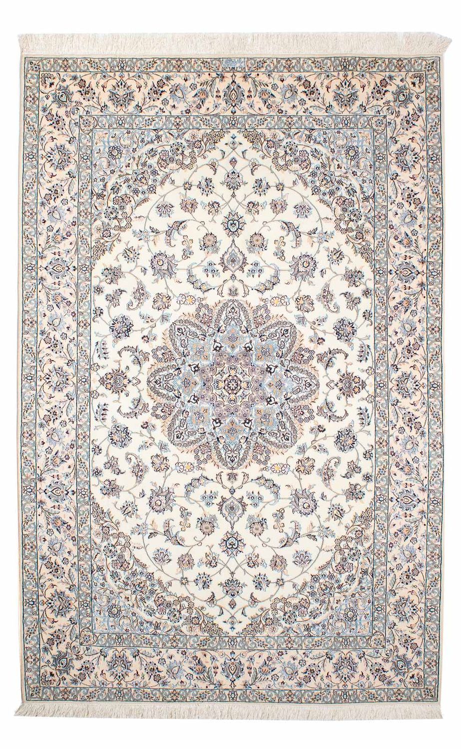 Tapis persan - Nain - Premium - 227 x 152 cm - beige