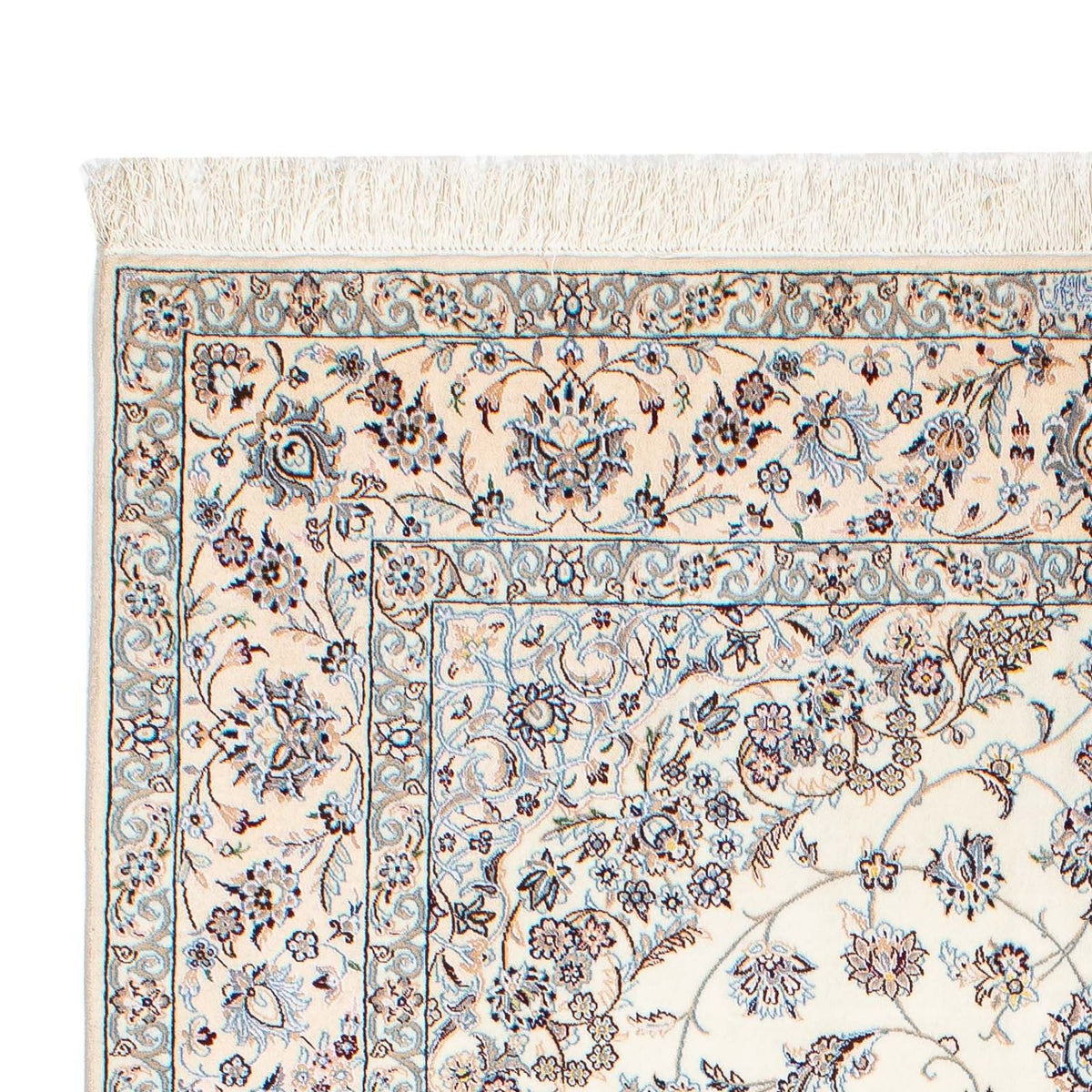 Tapis persan - Nain - Premium - 227 x 152 cm - beige