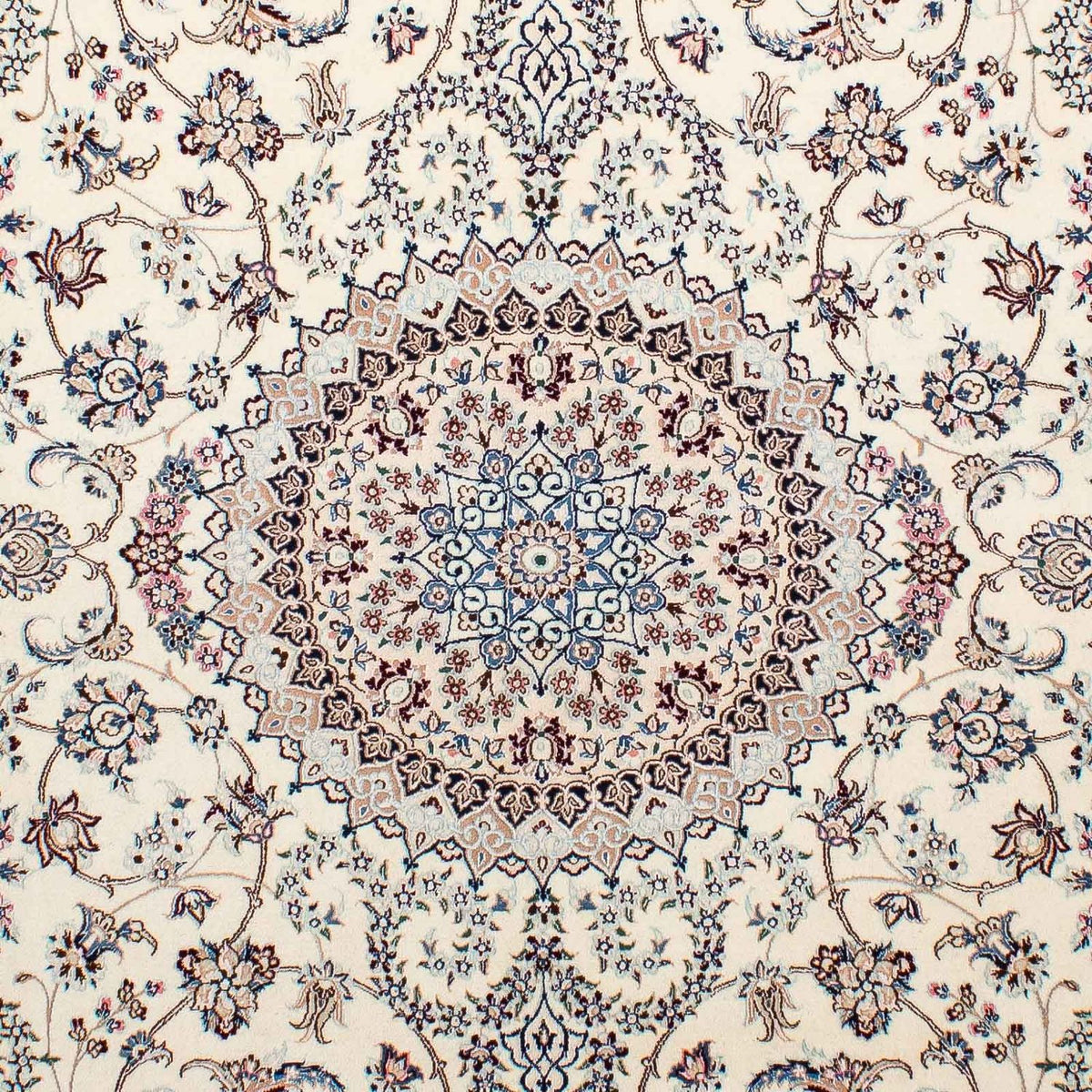 Tapis persan - Nain - Premium - 210 x 163 cm - beige