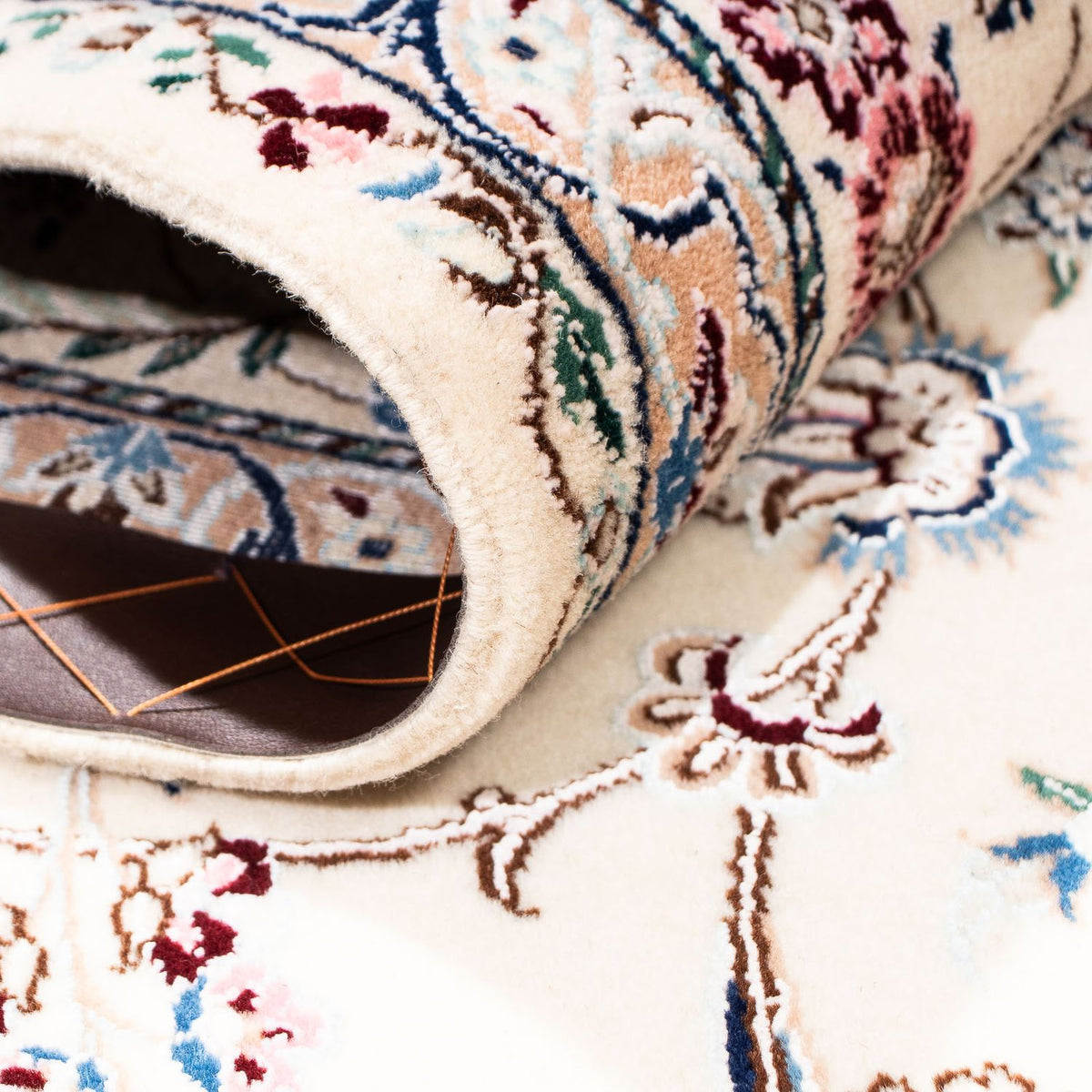 Tapis persan - Nain - Premium - 210 x 163 cm - beige