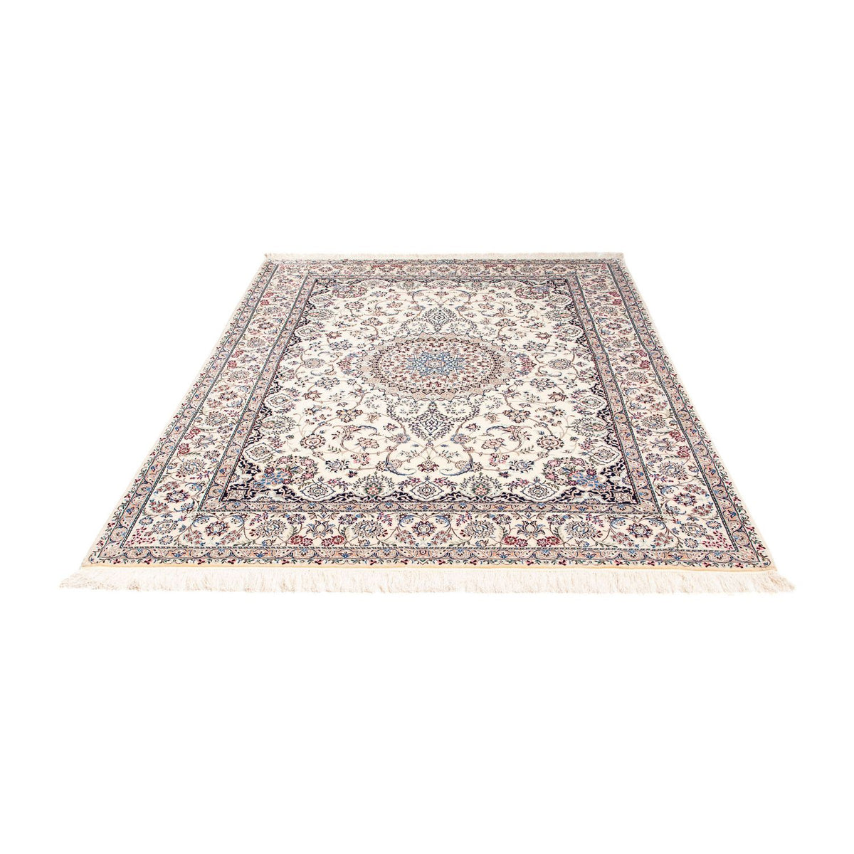 Tapis persan - Nain - Premium - 210 x 163 cm - beige