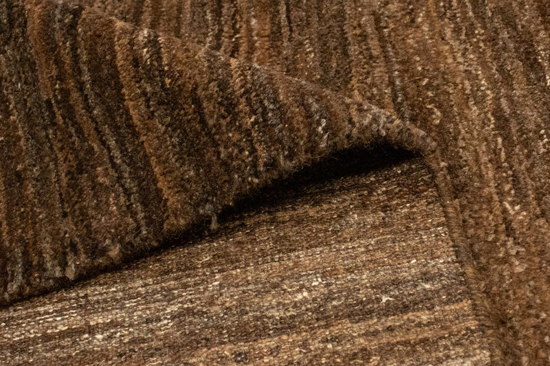 Tapis Gabbeh - Indus - 245 x 170 cm - marron foncé