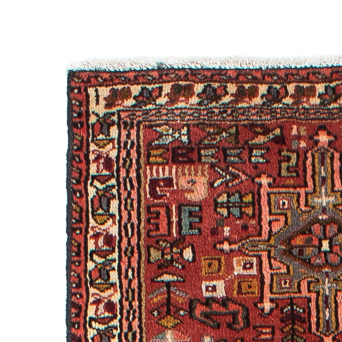 Tapis de couloir Tapis persan - Nomadic - 292 x 70 cm - rouge clair