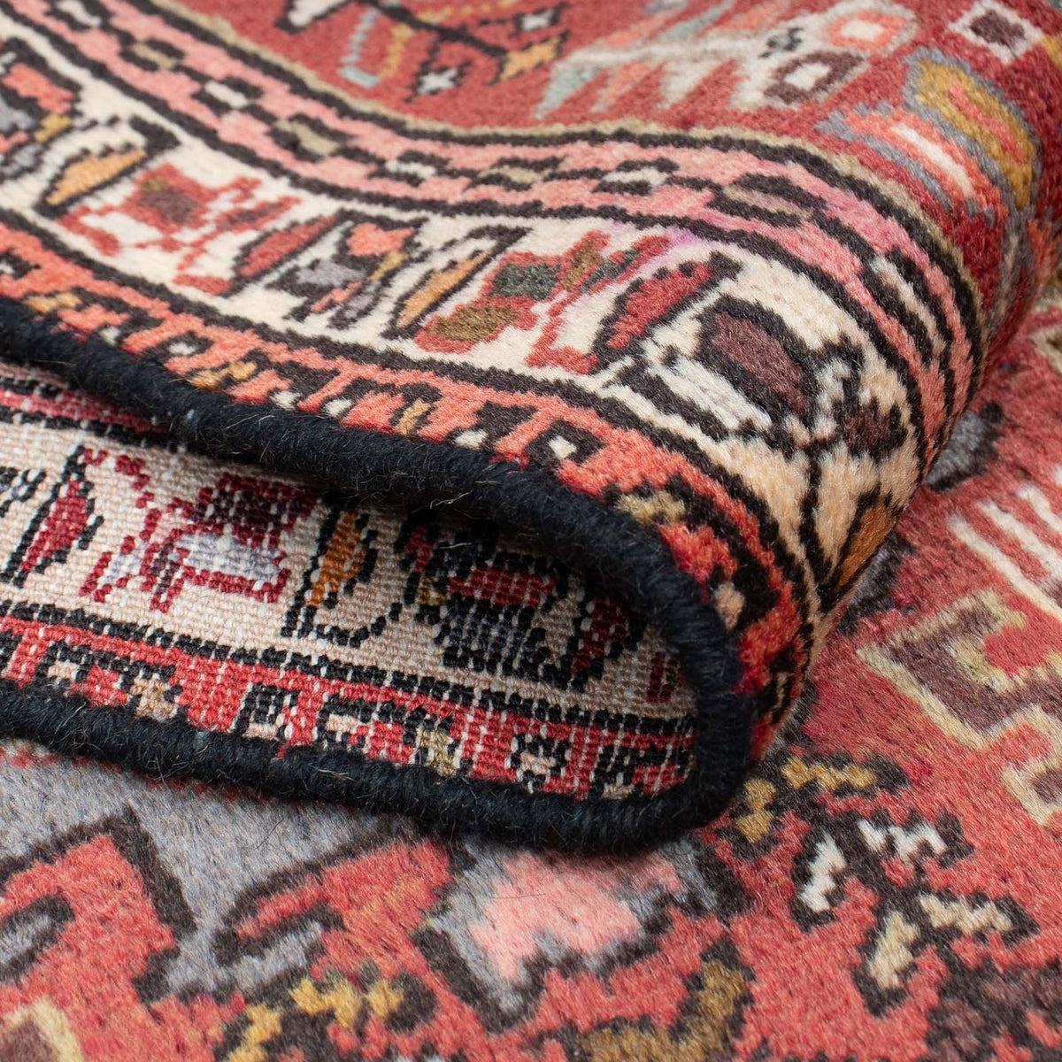 Tapis de couloir Tapis persan - Nomadic - 292 x 70 cm - rouge clair