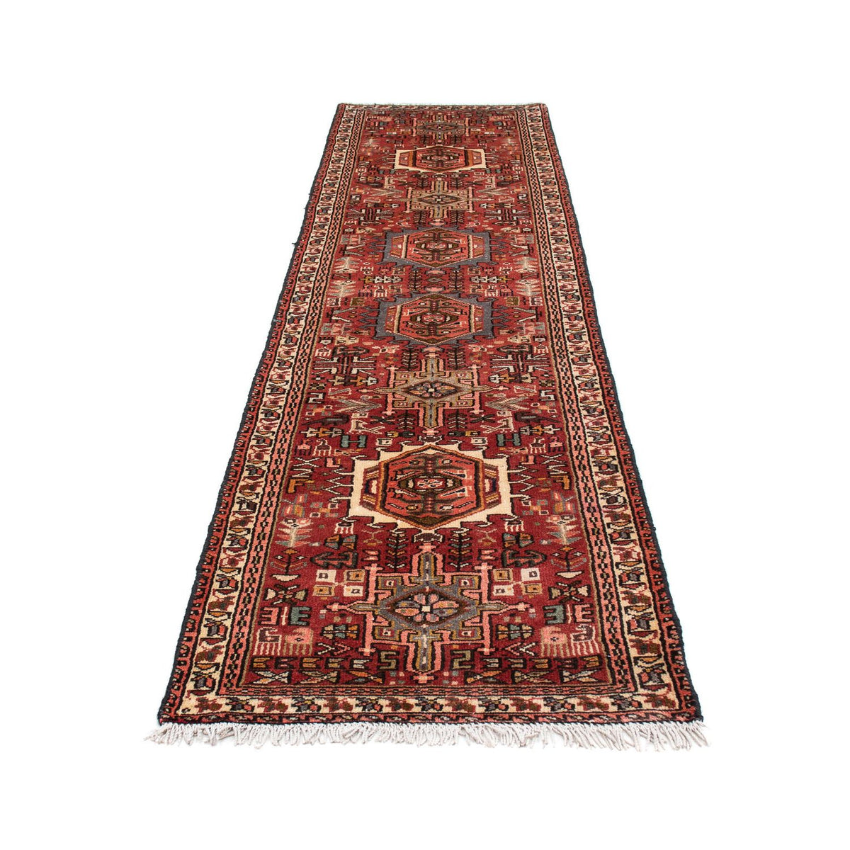 Tapis de couloir Tapis persan - Nomadic - 292 x 70 cm - rouge clair