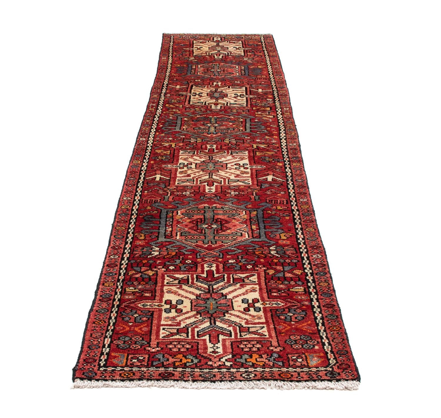 Tapis de couloir Tapis persan - Nomadic - 295 x 70 cm - rouge clair