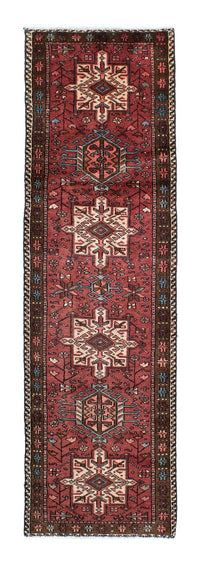 Tapis de couloir Tapis persan - Nomadic - 304 x 85 cm - rouge foncé