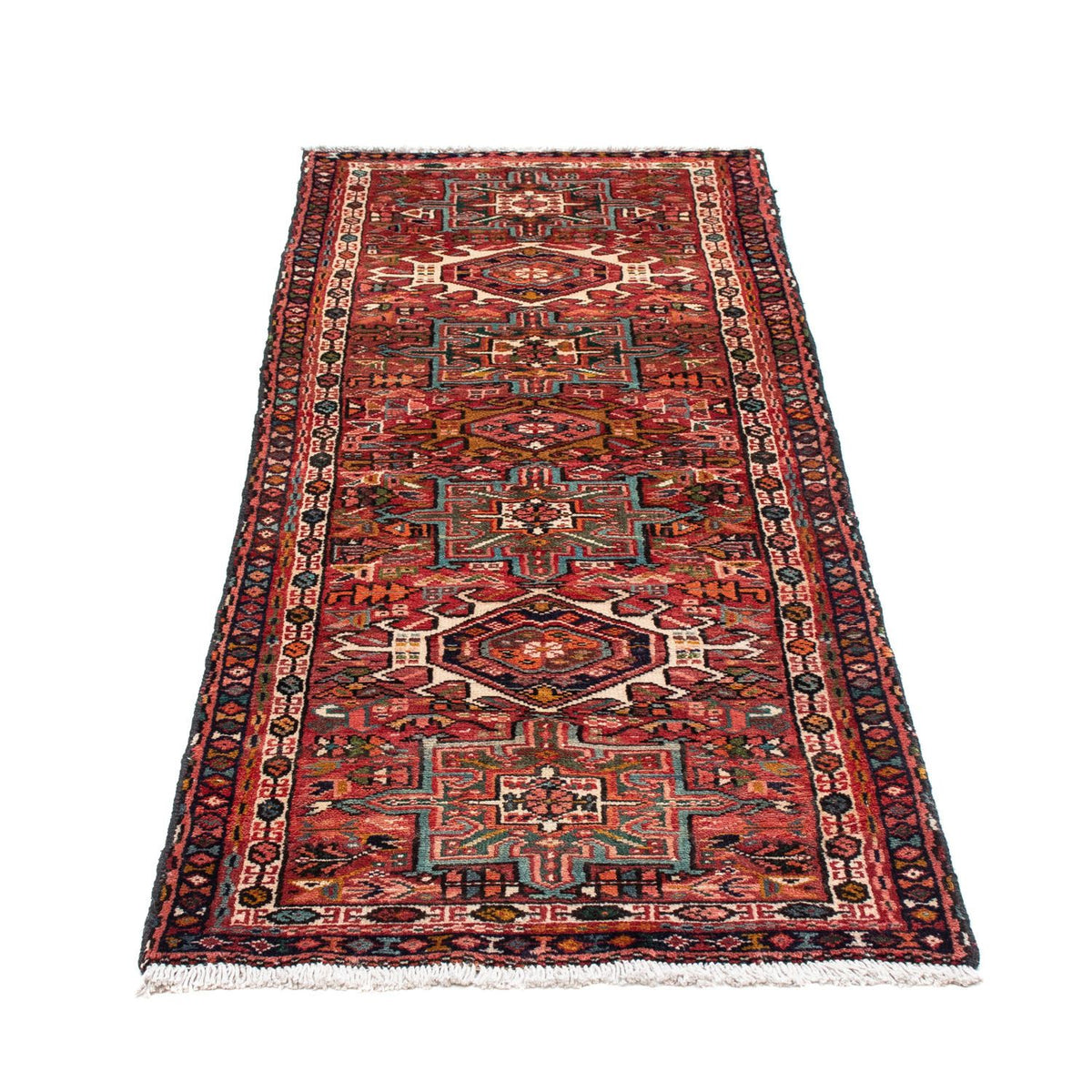 Tapis de couloir Tapis persan - Nomadic - 186 x 68 cm - rouge clair