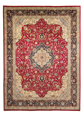 Tapis persan - Tabriz - 395 x 305 cm - rouge