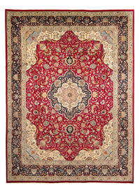 Tapis persan - Tabriz - 395 x 305 cm - rouge