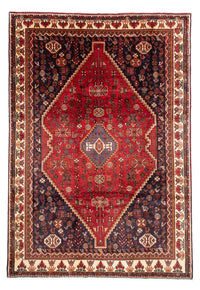 Tapis persan - Nomadic - 312 x 216 cm - rouge foncé