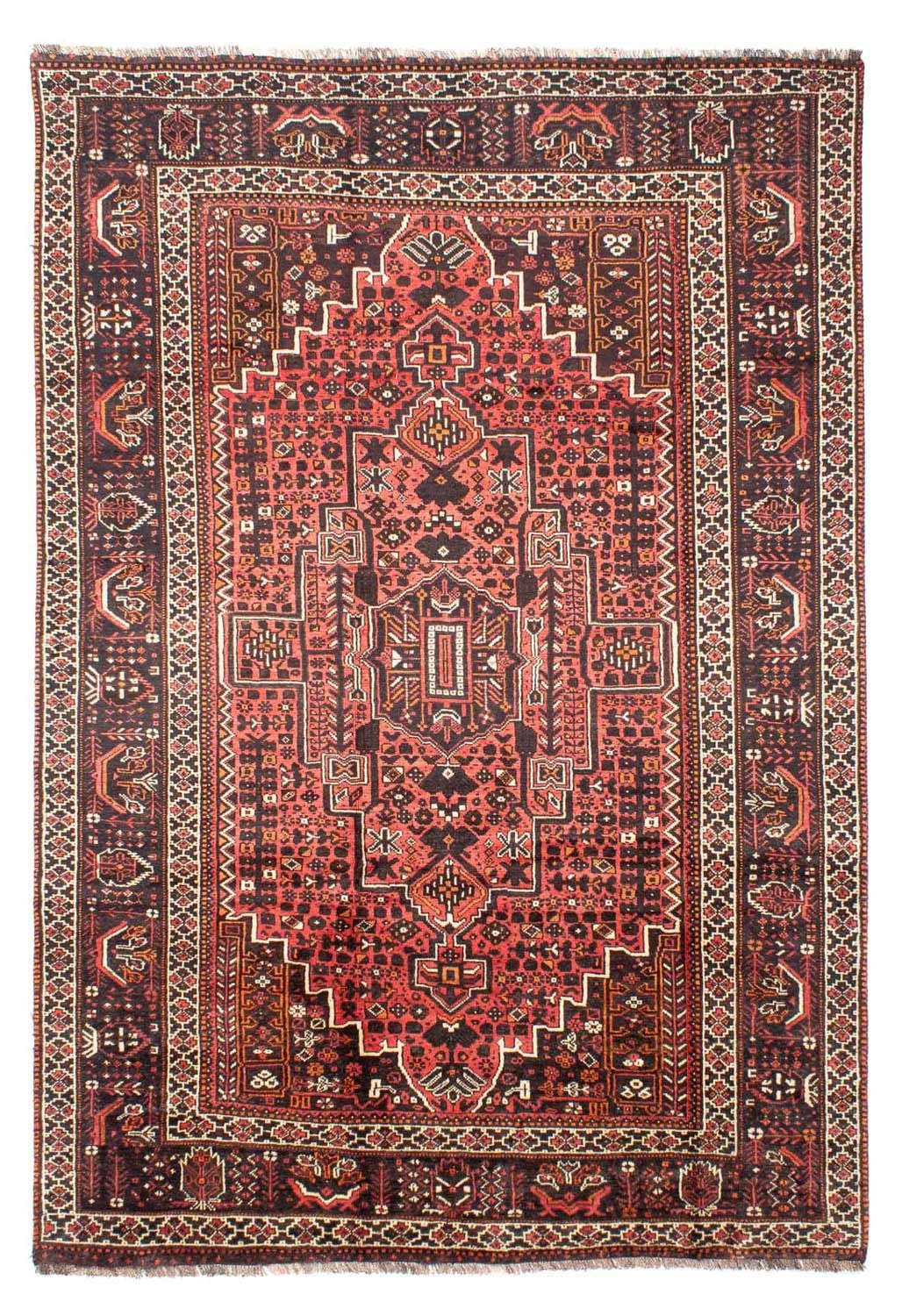 Tapis persan - Nomadic - 310 x 213 cm - rouge clair