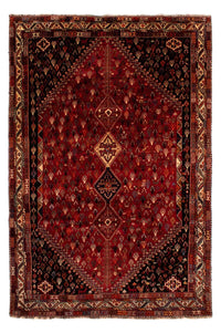Tapis persan - Nomadic - 315 x 216 cm - rouge foncé