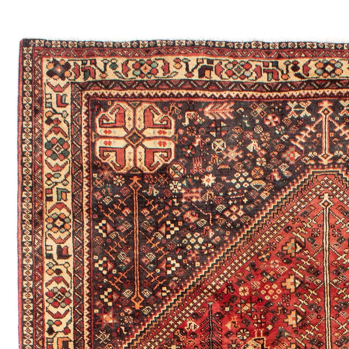 Tapis persan - Nomadic - 300 x 211 cm - rouge