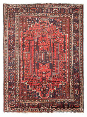 Tapis persan - Nomadic - 295 x 218 cm - rouge