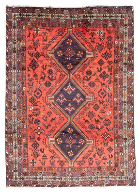Tapis persan - Nomadic - 290 x 208 cm - rouge