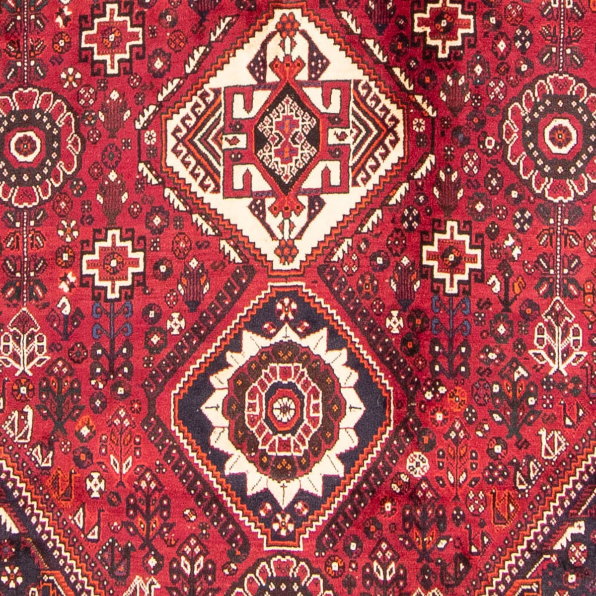 Tapis persan - Nomadic - 315 x 230 cm - rouge foncé