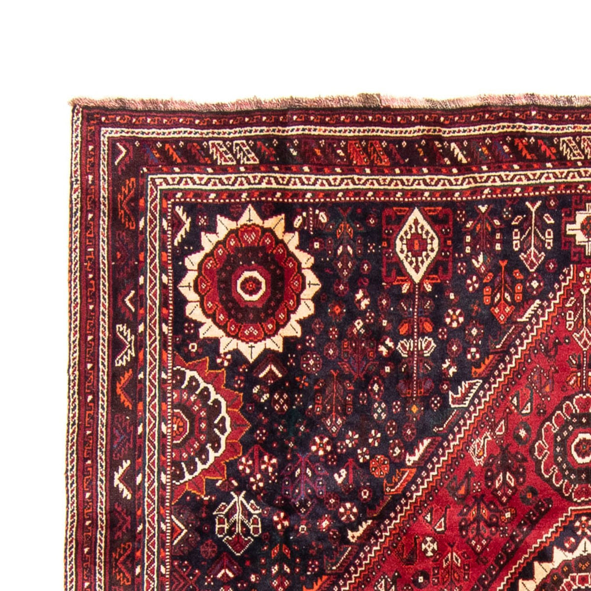 Tapis persan - Nomadic - 315 x 230 cm - rouge foncé