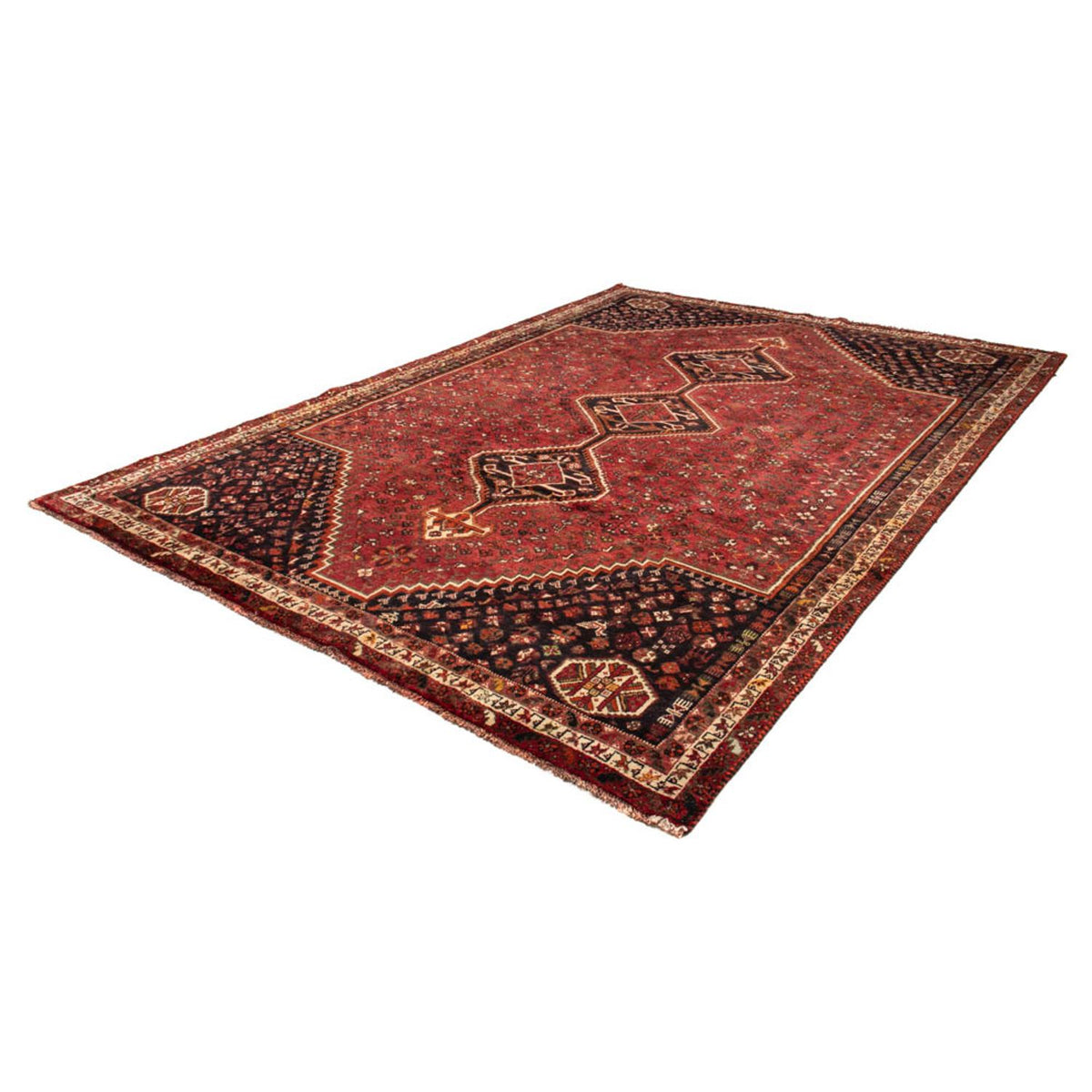 Tapis persan - Nomadic - 325 x 230 cm - rouge foncé