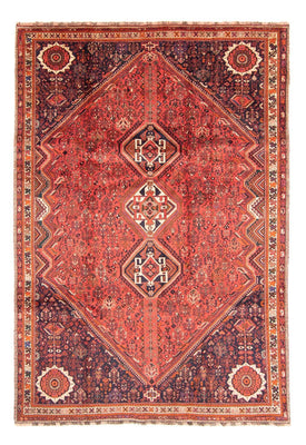 Tapis persan - Nomadic - 315 x 220 cm - rouge foncé
