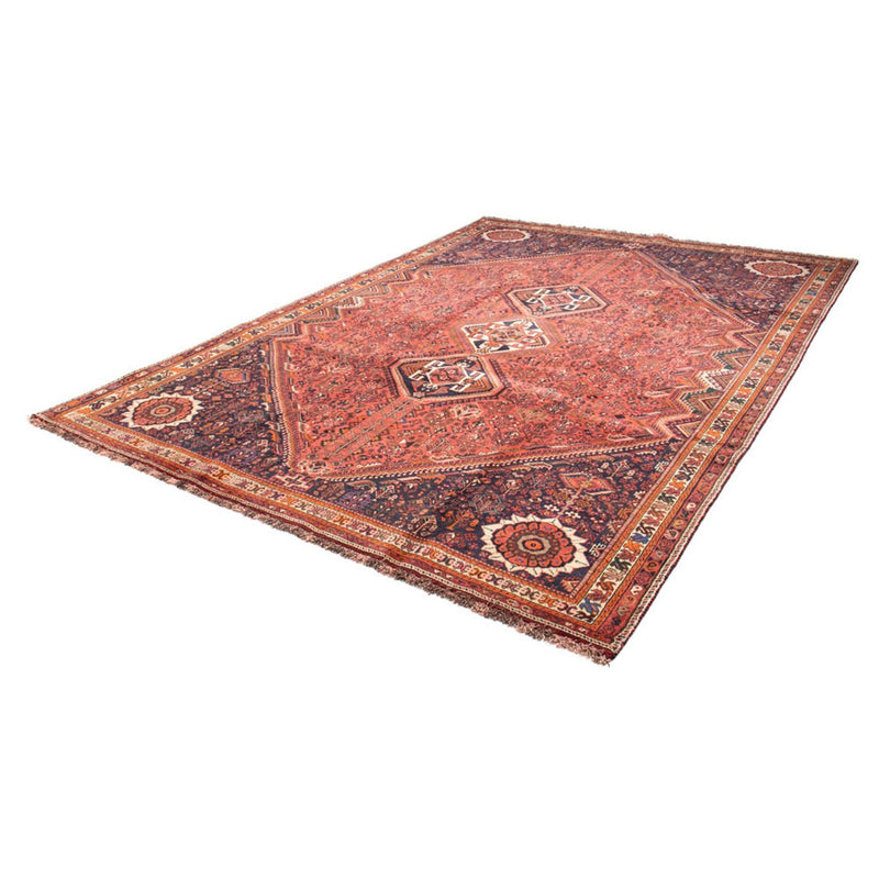 Tapis persan - Nomadic - 315 x 220 cm - rouge foncé