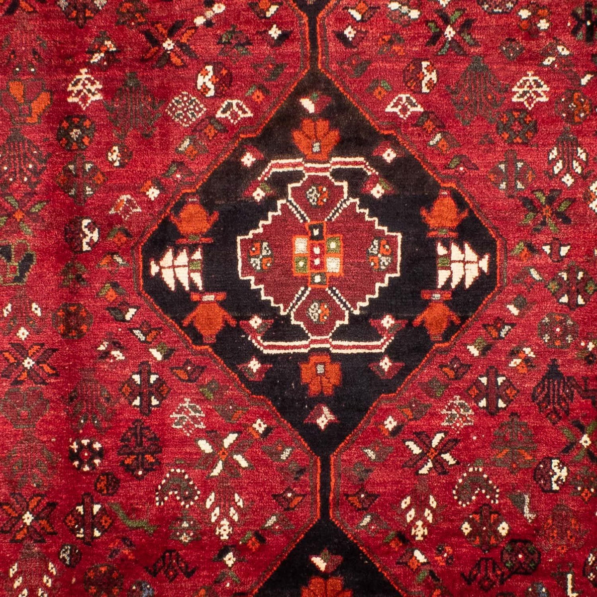 Tapis persan - Nomadic - 320 x 230 cm - rouge foncé