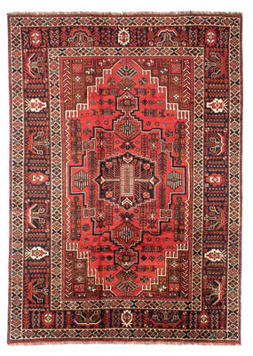 Tapis persan - Nomadic - 288 x 210 cm - rouge clair