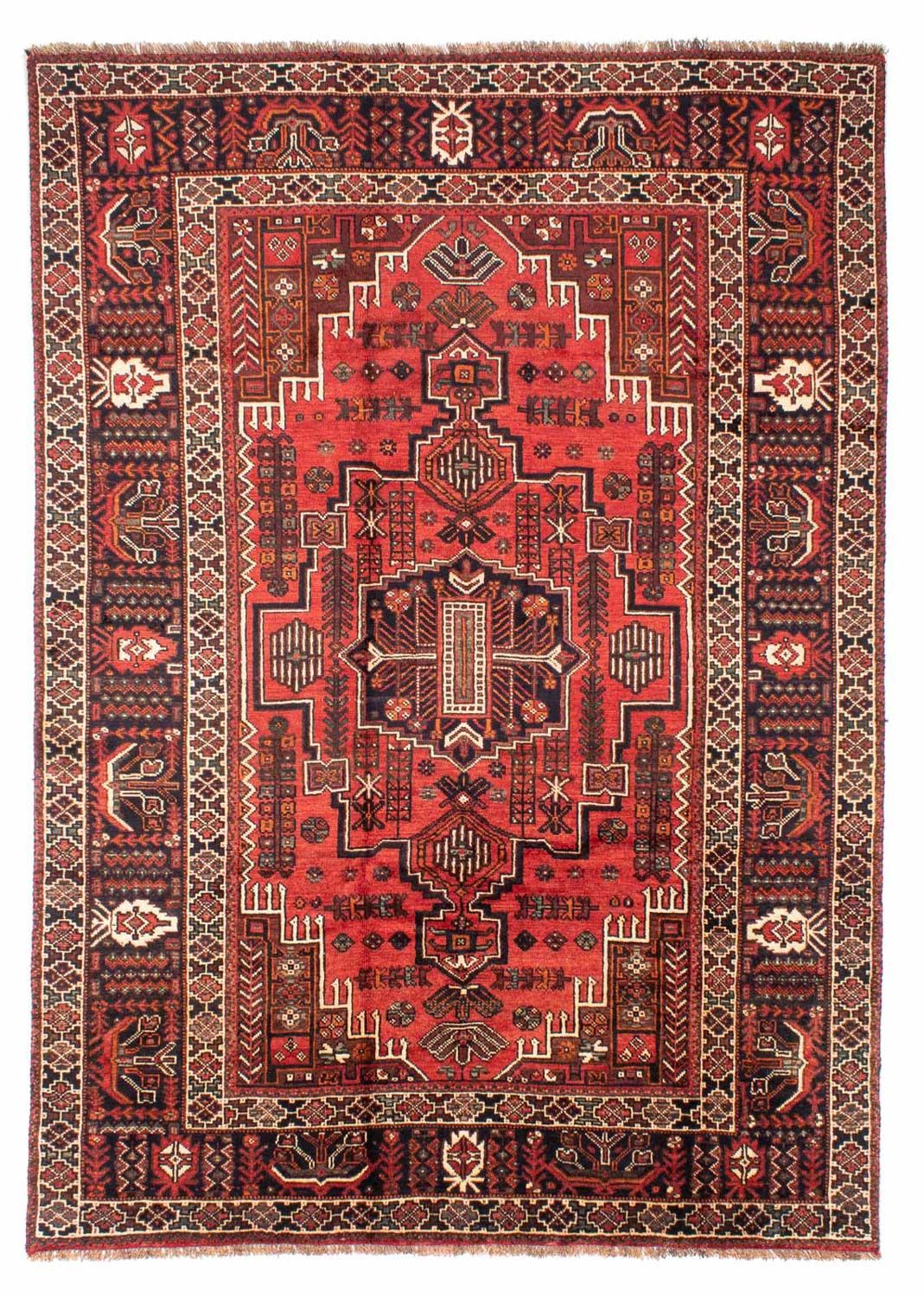 Tapis persan - Nomadic - 288 x 210 cm - rouge clair