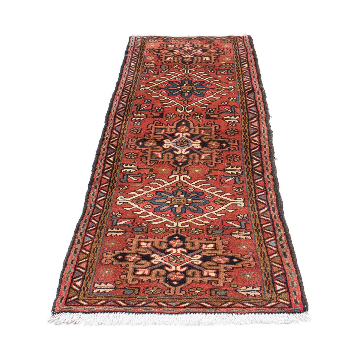 Tapis de couloir Tapis persan - Nomadic - 190 x 67 cm - rouge clair