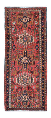 Tapis de couloir Tapis persan - Nomadic - 197 x 67 cm - rouge clair