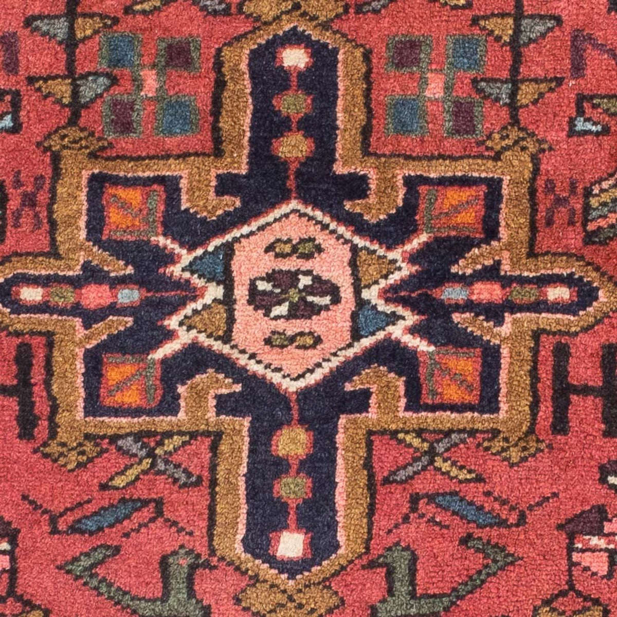 Tapis de couloir Tapis persan - Nomadic - 197 x 67 cm - rouge clair