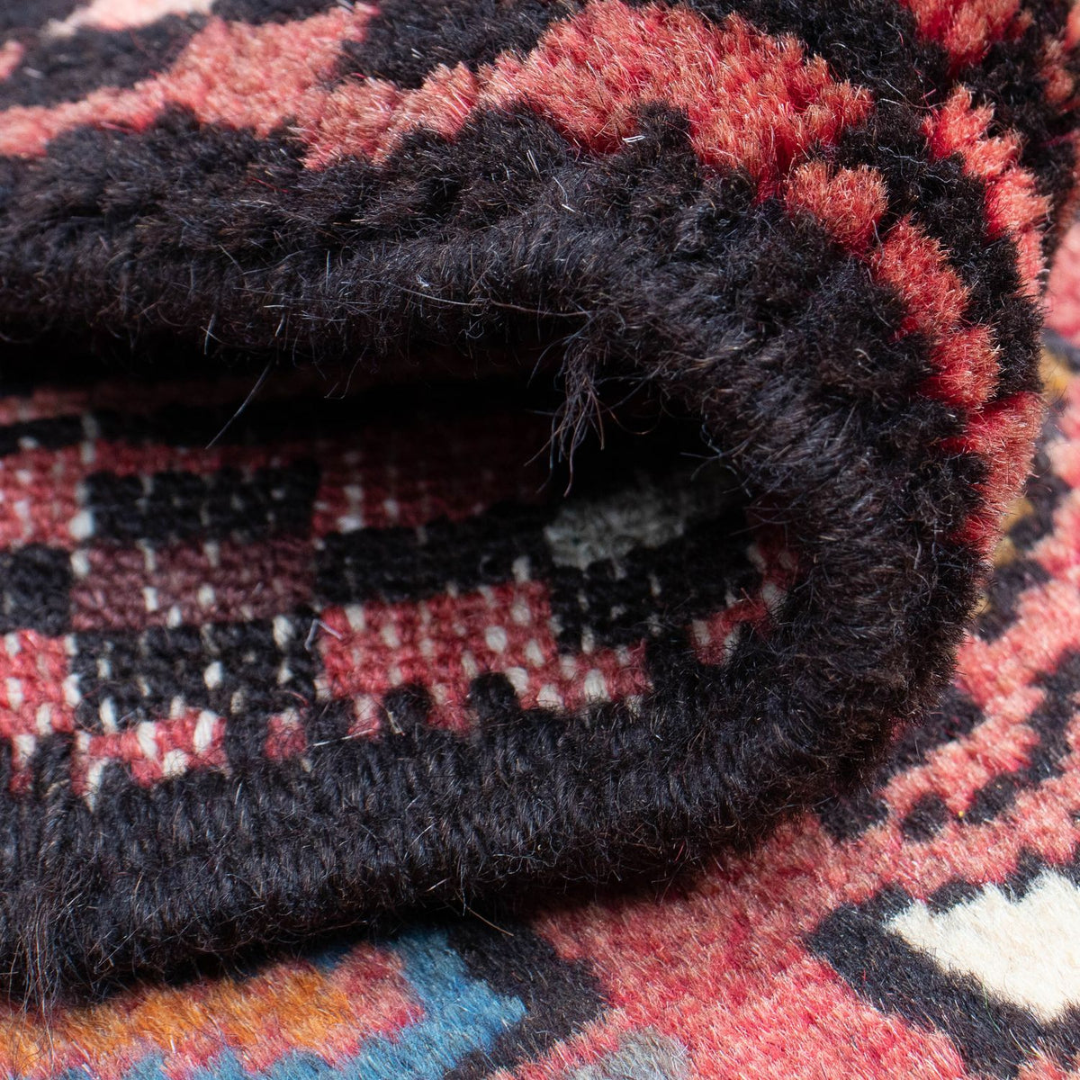 Tapis de couloir Tapis persan - Nomadic - 197 x 67 cm - rouge clair