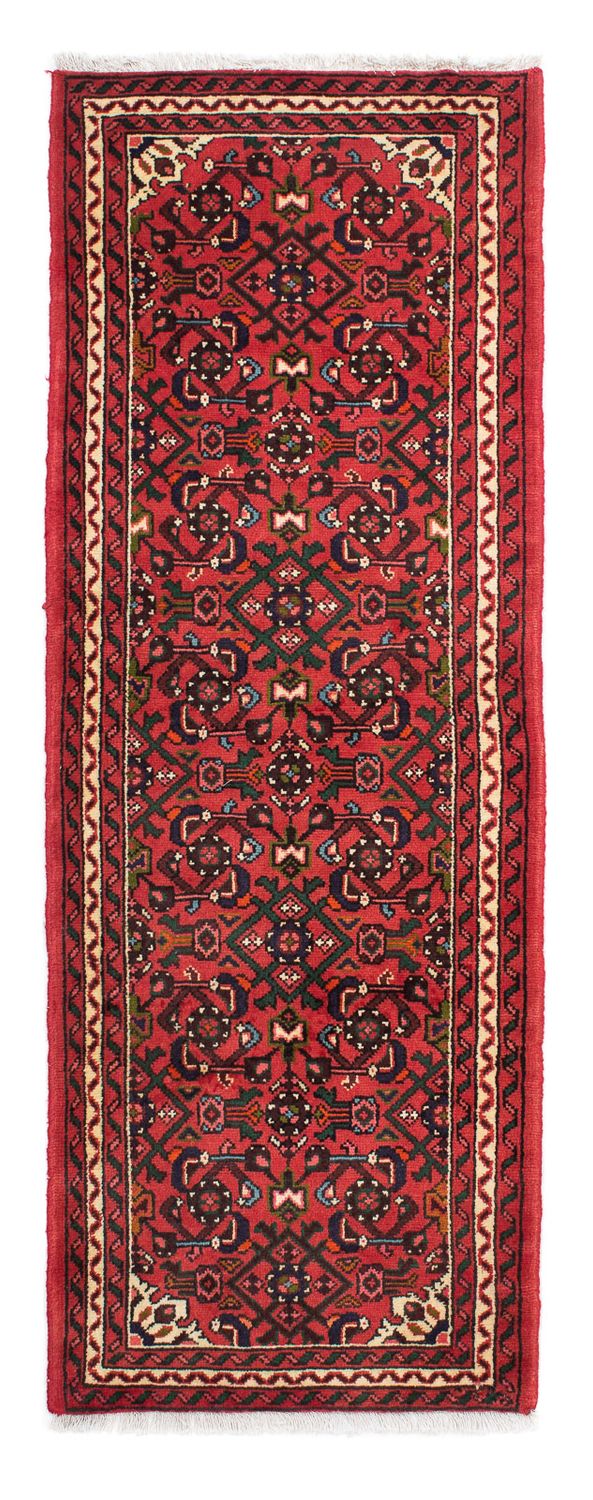 Tapis de couloir Tapis persan - Nomadic - 195 x 70 cm - rouge foncé