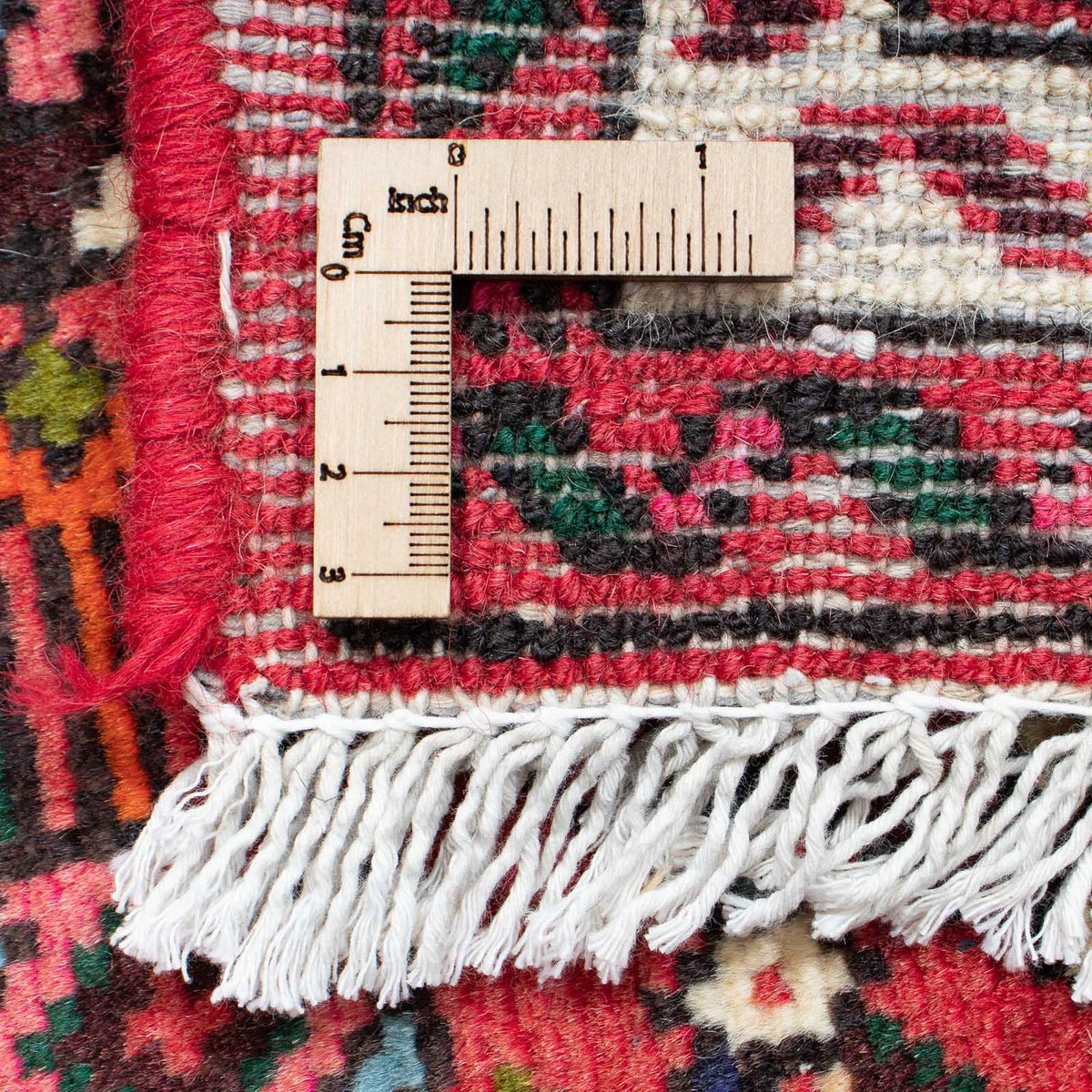 Tapis de couloir Tapis persan - Nomadic - 195 x 70 cm - rouge foncé